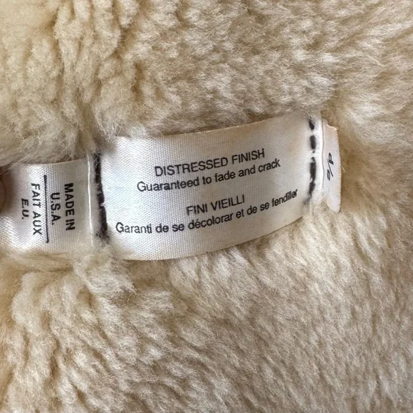 Vintage Sawyer of Napa Men's Leather Sheepskin Jacket - Picture 6 of 10